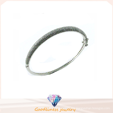 Buena calidad joyería 3A 925 brazalete de plata de estilo simple (g41272)